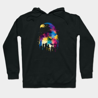 Colorful Eagle's Head #1 Hoodie